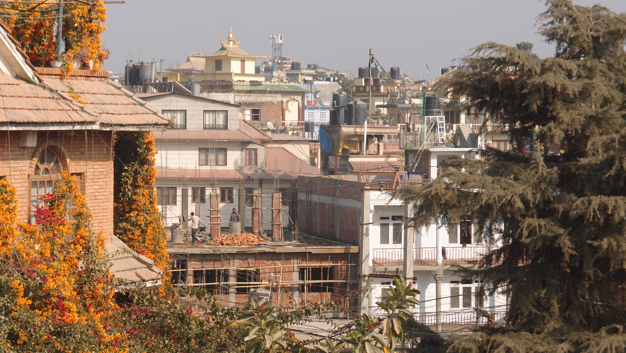 2018-01-20 15 Uhr - The Boudha Inn, Auf'm Dach (Audio, Foto, Video) 